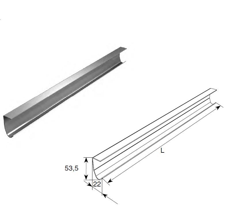 Vertical track 1,5 mm