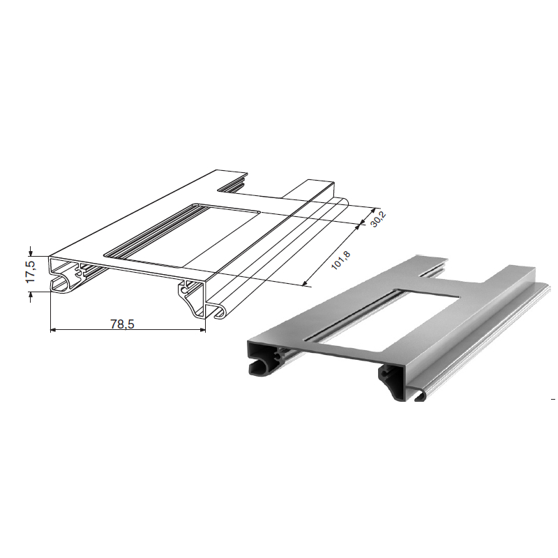 Extruded profile RHE78G