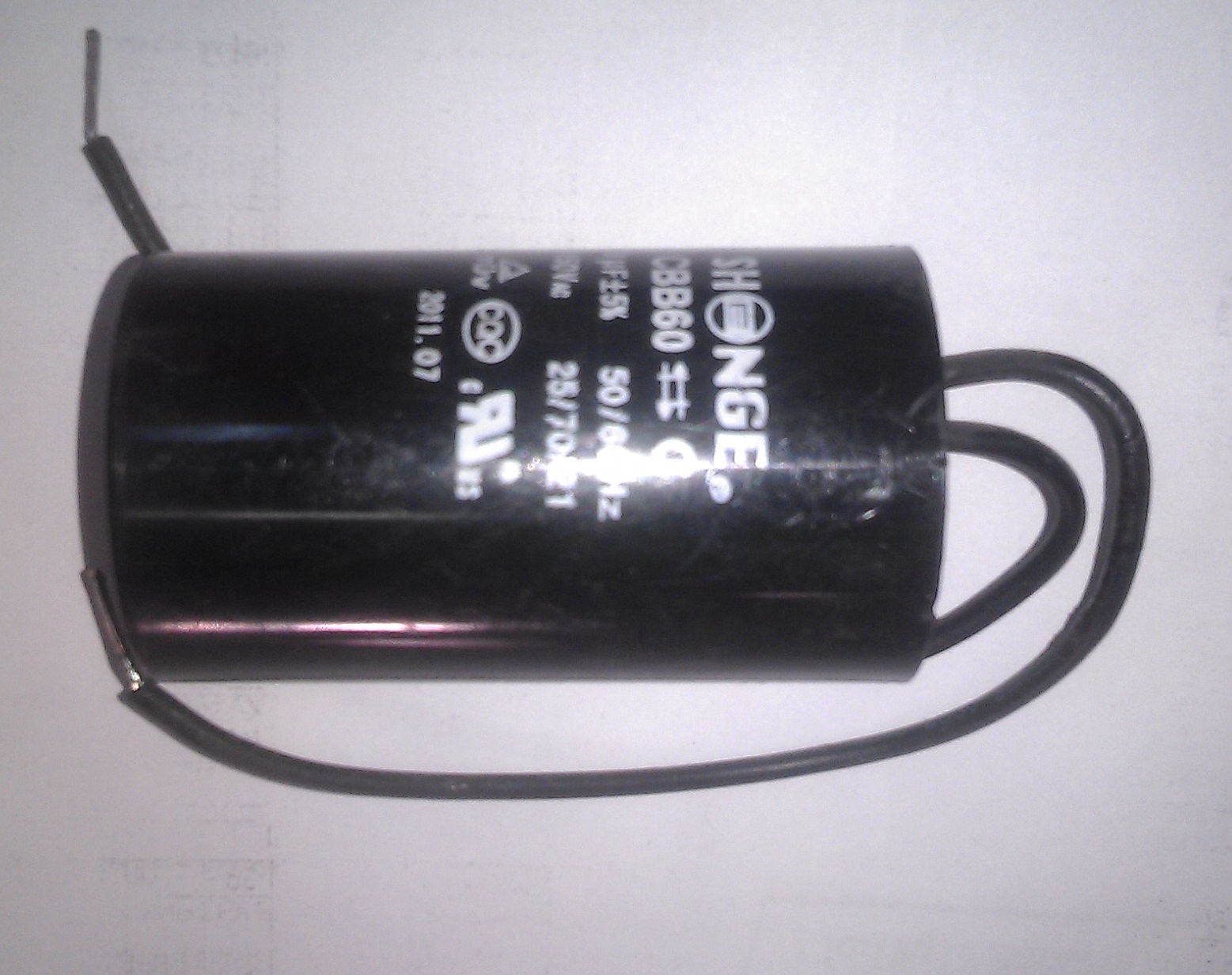 The capacitor is 20 μF. for Shaft-30