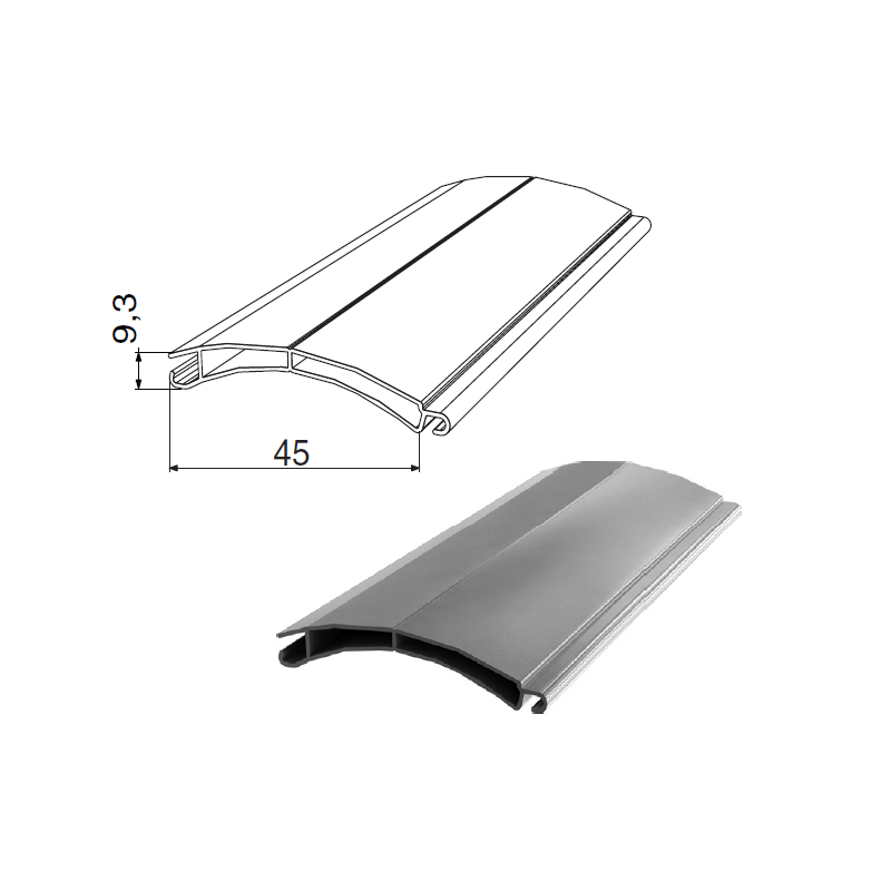 Extruded aluminium profiles